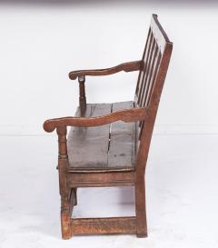 High Back Oak Tavern Bench - 4590752
