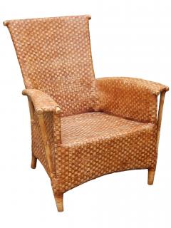 High Back Rattan Armchairs - 4805221