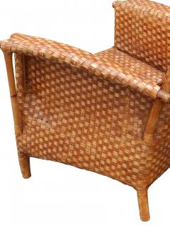 High Back Rattan Armchairs - 4805226