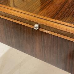 High Gloss Art Deco Rosewood Gaming Table - 3816548