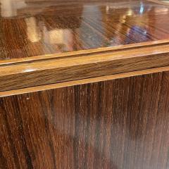 High Gloss Art Deco Rosewood Gaming Table - 3816553