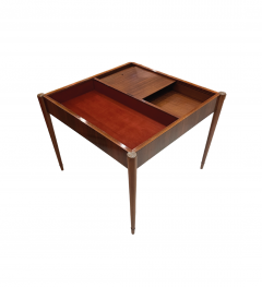 High Gloss Art Deco Rosewood Gaming Table - 3816566