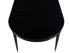 High Gloss Black Lacquered Mahogany Dining Table - 2653888