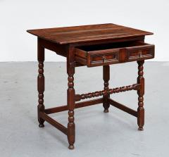 High Stretcher Bobbin Side Table - 3463542