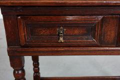 High Stretcher Bobbin Side Table - 3463548