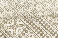 High quality Antique Indian Gray White Handmade Cotton Agra - 2453202