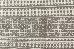 High quality Antique Indian Gray White Handmade Cotton Agra - 2453205