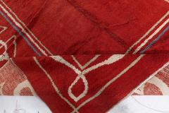 High quality Art Deco Red Brown Handmade Wool Rug - 4122197