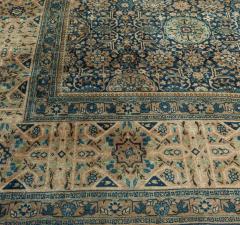 High quality Oversized Persian Tabriz Blue Beige Handmade Rug Size Adjusted  - 2446842