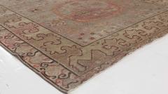 High quality Samarkand Brown Handwoven Wool Rug - 2456369