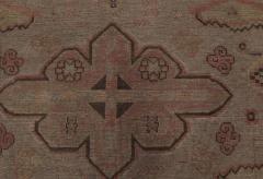 High quality Samarkand Brown Handwoven Wool Rug - 2456370
