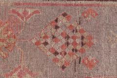 High quality Samarkand Brown Handwoven Wool Rug - 3875951
