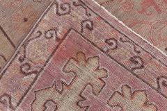 High quality Samarkand Brown Handwoven Wool Rug - 3875959