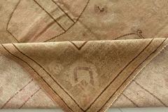 High quality Samarkand Handmade Wool Rug in Caramel and Brown - 2456447