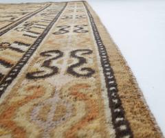 High quality Samarkand Yellow Brown Handmade Wool Rug - 2455789