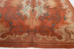 High quality Viennese Art Deco Handmade Wool Rug in Red Shades - 2455807