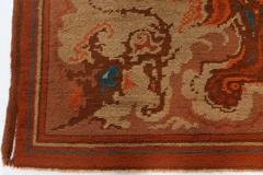 High quality Viennese Art Deco Handmade Wool Rug in Red Shades - 2455808