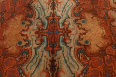 High quality Viennese Art Deco Handmade Wool Rug in Red Shades - 2455810