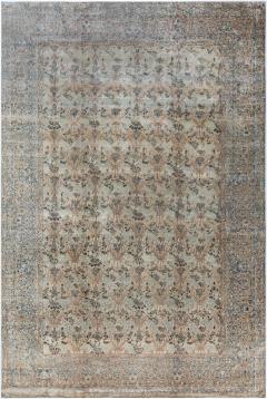 High quality Vintage Persian Kirman Handmade Wool Rug - 2446573