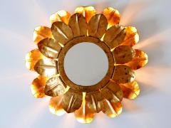 Highly Decorative Mid Century Modern Backlit Wall Mirror or Sconce Germany 1960s - 3356161