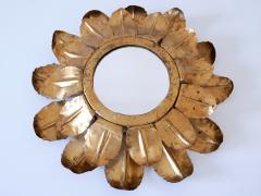 Highly Decorative Mid Century Modern Backlit Wall Mirror or Sconce Germany 1960s - 3356162