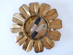 Highly Decorative Mid Century Modern Backlit Wall Mirror or Sconce Germany 1960s - 3356179