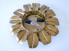 Highly Decorative Mid Century Modern Backlit Wall Mirror or Sconce Germany 1960s - 3356180