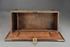 Highly decorative 19thc Zanzibar traders chest with brass decoration - 4752989