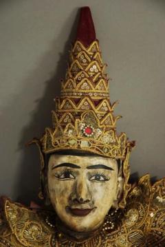 Highly decorative Burmese marionette - 4774431