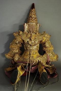 Highly decorative Burmese marionette - 4774432