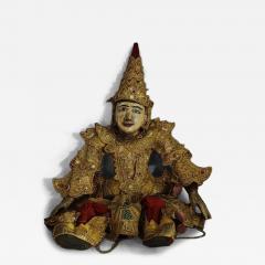 Highly decorative Burmese marionette - 4775695