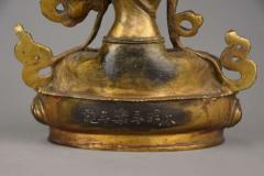 Highly decorative Chinese gilt metal Buddha - 4805900