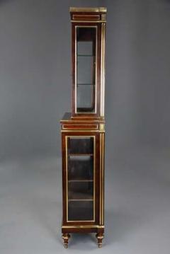 Highly decorative French Directoire style mahogany vitrine or display cabinet - 4756985