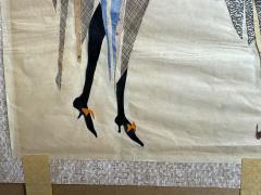 Hilla Rebay Three High Fashion Models in Avant garde Dress Cut Paper Collage - 4238473