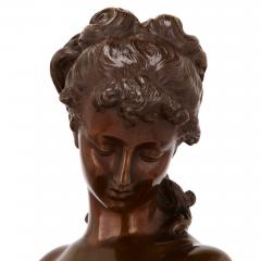 Hippolyte Fran ois Moreau 19th Century bronze sculpture of a lady by Moreau - 4094639