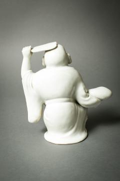 Hiradoware White Porcelain Hoti Figure - 4039832