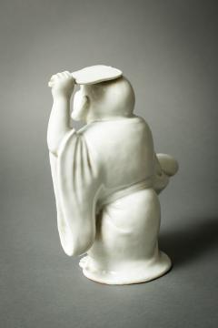 Hiradoware White Porcelain Hoti Figure - 4039833