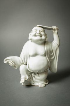 Hiradoware White Porcelain Hoti Figure - 4039834