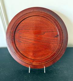 Hirao Chikuka Set of Six Large Lacquered Wood Trays with Ink Paintings by Hirao Chikuka - 4541622