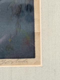 Hiroshi Yoshida Framed Japanese Woodblock Print Yoshida Hiroshi Hirakawa Bridge - 4561263