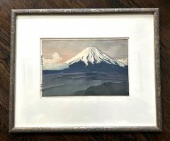 Hiroshi Yoshida Framed Japanese Woodblock Print by Hiroshi Yoshida Fuji San from Yamanaka - 3225091