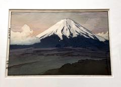 Hiroshi Yoshida Framed Japanese Woodblock Print by Hiroshi Yoshida Fuji San from Yamanaka - 3225093