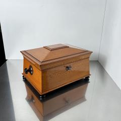 Historicism Box Floral Ash Veneer Rosewood Austria circa 1880 - 3927952