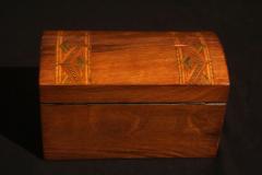 Historicism Casket Box Walnut Maple and Plum South Germany circa 1880 - 1612375
