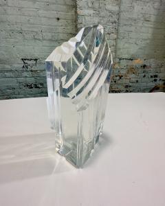 Hivo G Van Teal Hivo Van Teal Lucite Abstract Sculpture Signed 1970 - 3259878