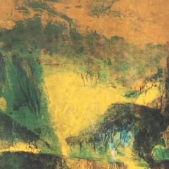 Hoi Lebadang Vietnam France 1921 2015 lithograph of a landscape  - 3060689