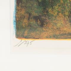 Hoi Lebadang Vietnam France 1921 2015 lithograph of a landscape  - 3060691