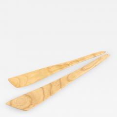 Hokuto Sekine Set of 2 Hand Crafted Cooking Spatula by Hokuto Sekine Japan 2021 - 2226266