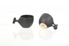 Hokuto Sekine Set of Hand Crafted Mugs Coffee Scoop and Tong by Hokuto Sekine Japan 2021 - 2225062