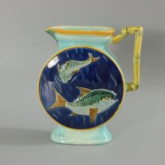 Holdcroft Majolica Carp Fish Jug - 2505387